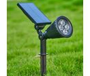 Spot à piquer LED Solaire pour Jardin 1.5W 6V DC - Vert