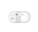 Pack de  5 - Applique LED Murale 20W Blanche Ovale IP65 - Blanc Froid 6000K - 8000K