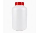 FLACON ROND VISSANT EN PEHD + OBTURATEUR + COUVERCLE