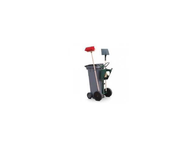 Chariot de voirie pour conteneur poubelle