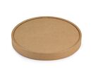 Couvercle en carton pour boîte ronde en carton 130 cl