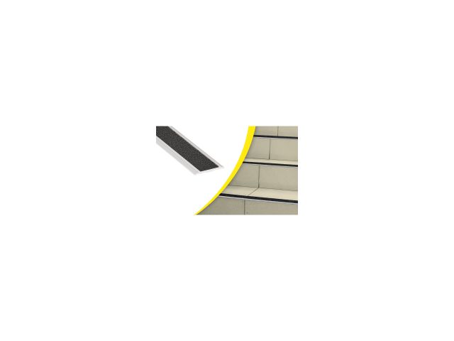 Nez de marche plat en aluminium pour l'intérieur ou l'extérieur