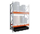 Extension pour rayonnage 18/405 avec bac de rétention PEMD - Pour huiles, fioul, gasoil,