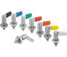 Doigt d’indexage verrouillable en inox avec pièce hexagonale