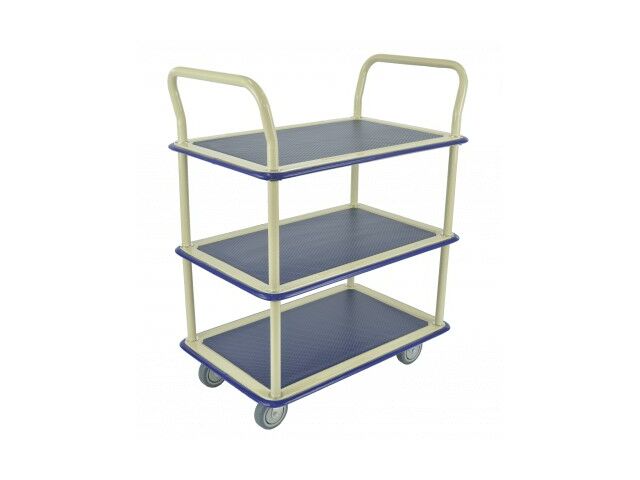 Servante 3 plateaux antidérapants - 300 kg