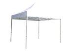 Trigano Collectivités - Stand Pliant Pro 4x4m Blanc - Polyester PVC M2 - Tente et Estrade