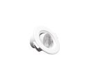 Spot LED Encastrable Orientable Rond Blanc 8W - Blanc Chaud 2300K - 3500K