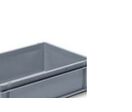 Bac gerbable norme europe 600x400x170 mm Plein - Poignées fermées