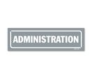 Panneau administration - Fond gris