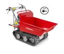 Brouette à moteur thermique à chenilles benne basculante manuelle 300KG 6,5CH 3+1R vitesses à démarrage électrique Torros MRD300E