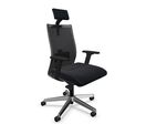 Nowy Styl - Fauteuil de direction Intrata Noir - Ergonomique 8h - Renfort lombaire - Roulettes - Noir