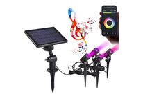 Spots Solaires Connectés à piquer RGB IP55 (Lot de 4)