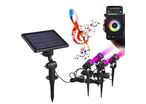 Spots Solaires Connectés à piquer RGB IP55 (Lot de 4)