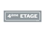 Panneau 4ème étage - Fond gris