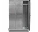 Vestiaire en inox industrie salissante sur pieds