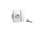 THIRARD - Verrou pour porte d'entrée Universel 5 goup. 45 mm blanc 3 clés