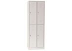 Manutan Expert - Vestiaire multicases 300mm 2x4 cases gris - Acier époxy - 1800x630x500mm - Livré monté - 10 ans garantie