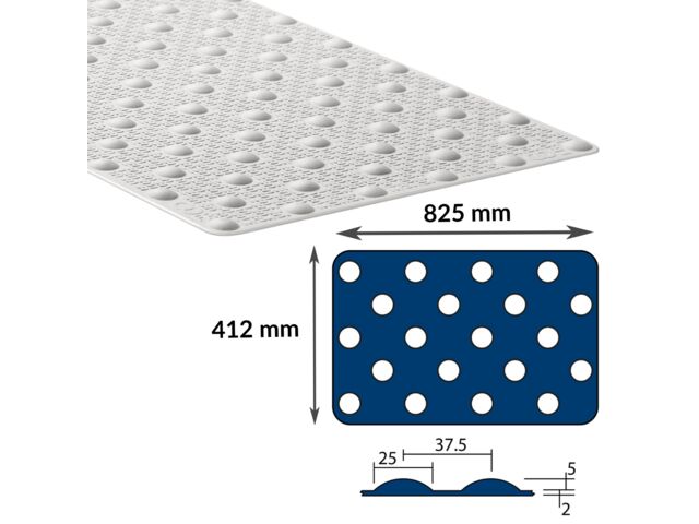 DALLE PODOTACTILE DP4U 825 ADHESIF EXTÉRIEUR PROOPLE