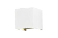 Applique Murale Design LED 12W IP54 Carré - Blanc Chaud 2300K - 3500K / Blanc