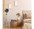Lampadaire Industriel Trépied en métal H150cm - Blanc