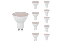Pack de  10 - Ampoule LED GU10 4.5W 110° - Blanc Chaud 2300K - 3500K