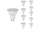 Pack de  10 - Ampoule LED GU10 4.5W 110° - Blanc Chaud 2300K - 3500K