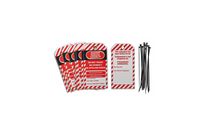 THIRARD - 10 etiquette plastique anglais/roumain/hongrois &amp;quot;NE PAS TOUCHER&amp;quot;