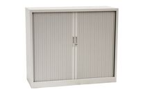 Manutan Expert - Armoire Métal Basse Orel - 120x105cm Gris - 2 Tablettes 45kg - Fermeture à Clé - M1