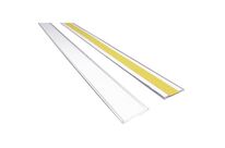 Manutan Expert - Porte-étiquette transparent 80x200 mm - Autoadhésif - Signalétique d&amp;#039;entrepôt