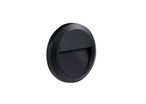 Balise LED saillie Ronde 2W 220V 55° IP65 pour Escalier - Blanc Neutre 4000K - 5500K / Noir