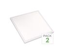 Pack de 2 - Panneau LED CCT 60x60cm BLANC 48W - Pack de 6