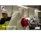 Mannequin d'entraînement Inflammable