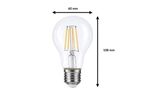 Pack de 15 - Ampoule LED E27 A60 3.8W Filament Classe Énergétique A 210lm/W - Blanc Chaud 2300K
