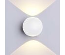 Applique Murale Design LED Double Faisceau IP54 6W Blanc - Blanc Neutre 4000K - 5500K