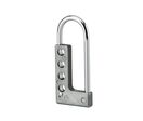 THIRARD - Moraillon en aluminium pour 4 cadenas