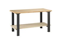 Etabli pro avec plateau bois et étagère L.2500 mmm