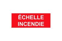 Panneau échelle incendie