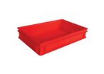 UTZ - Bac RAKO Rouge Vif 21L - 600x400x117mm - Gerbable Norme Europe - Polypropylène