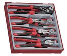 Jeu de pinces poignée en Tpr TT2 tray 8 pièces Teng Tools TTD441-T