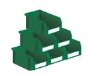 Lot de 54 bacs à bec plastique 3.8L vert