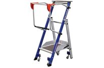 Duarib - Plateforme de mise en rayon STEPPER - 1 marche - Aluminium - Charge max 150 kg - Hauteur de travail 2.25 m