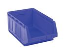 Manutan Expert - Lot de 4 Bacs à Bec Kangourou Bleu 52L - Plastique Haute Densité - Gerbable et Résistant Huiles/Graisses - Idéal Entrepôt
