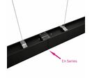 Suspension Linéaire LED 150cm 48W Interconnectable NOIR - Blanc Froid 6000K - 8000K