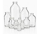 FLACON EN VERRE MOULE TRANSPARENT DE TYPE 1 A USAGE INJECTABLE 