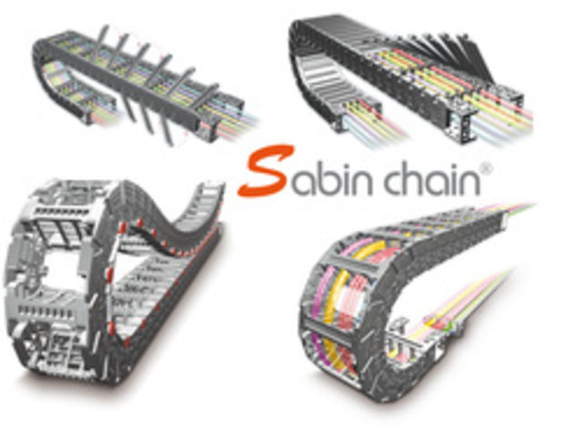 Chaîne porte câble polyamide : Chaines Sabin