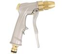 Ribimex - Pistolet d'arrosage Métal &amp; Laiton - Gâchette Marche/Arrêt - Garantie 3 Ans - Terminal Arrosage
