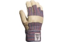 Gant Docker Double Sur Paume Et Doigts En Fleur De Porc Par Lot De 12