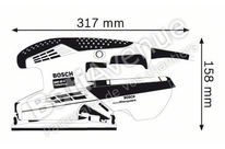 BOSCH OUTILLAGE -  Ponceuse vibrante GSS 23 A Professional - 0601070400