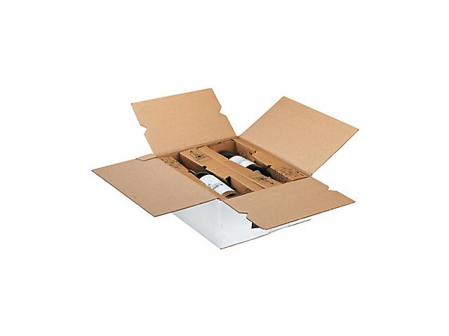 Caisse carton pour bouteilles