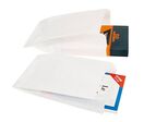 Sac papier kraft blanc à soufflets - 18 x 36 x 12 cm 45 g/m²